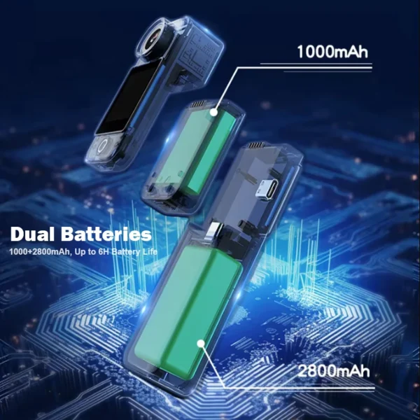 SJCAM C300 Pocket Action Camera 4K FHD With Long Battery Life Video 30M Waterproof 5G WiFi Camera Sport Action Cam - Image 3