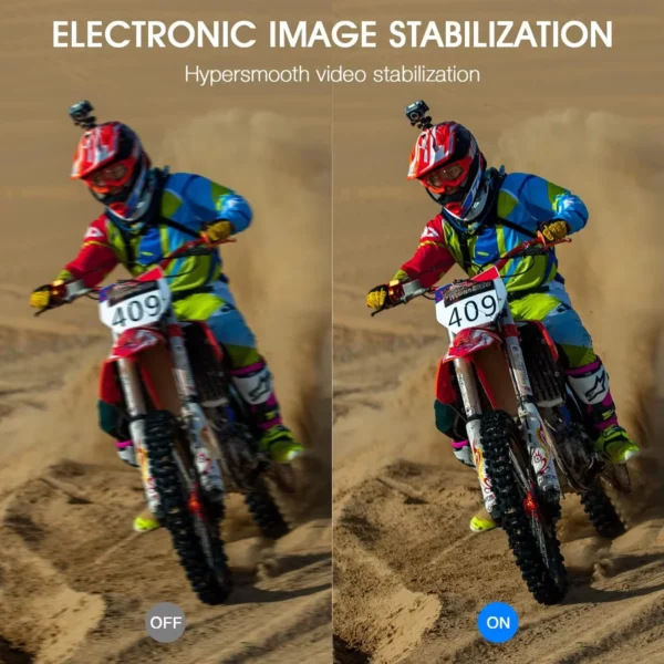 Action Camera 5K 4K bicycle camera Electronic Stabilizer Action cam WiFi Sport camera Helmet Video Recording Cameras video camer - Image 2