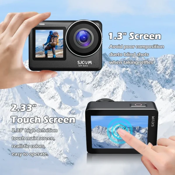 SJCAM Flagship SJ11 Active Action Camera 4K 2.33" Touch Screen Waterproof 5G WiFi Active HDR Video action cam camera sport - Image 2